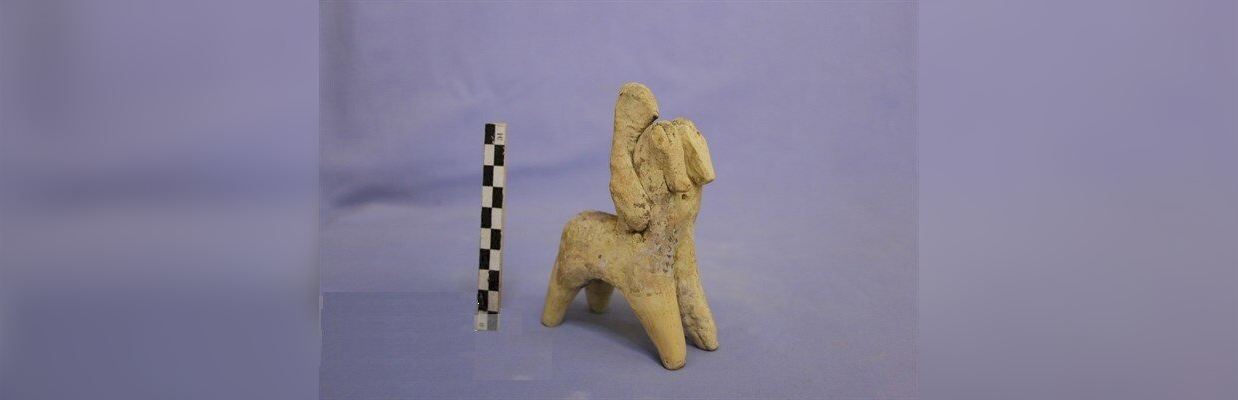 پیکرک اسب سفالی در شهر باستانی شوش کشف شد