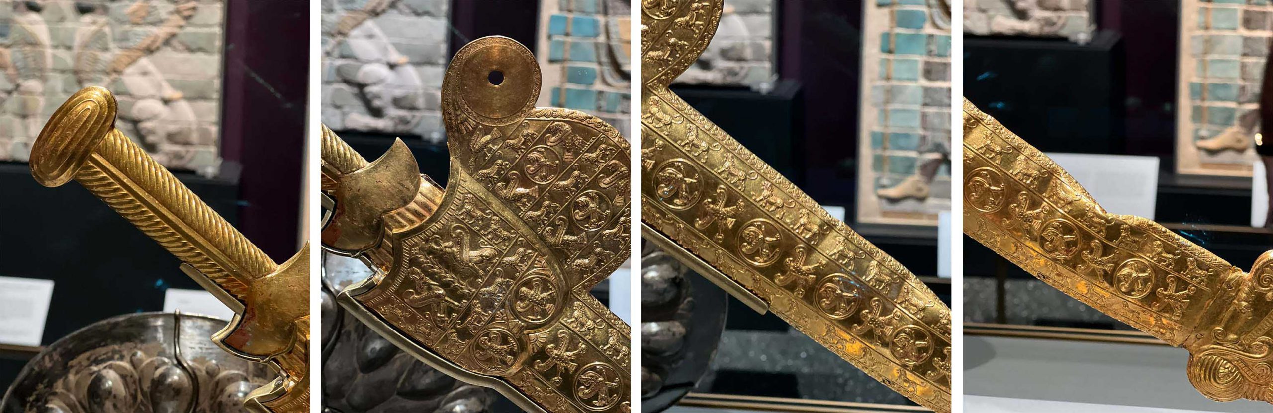 خنجر زرین اردشیر یکم برای نخستین بار در موزه گتی رونمایی شد